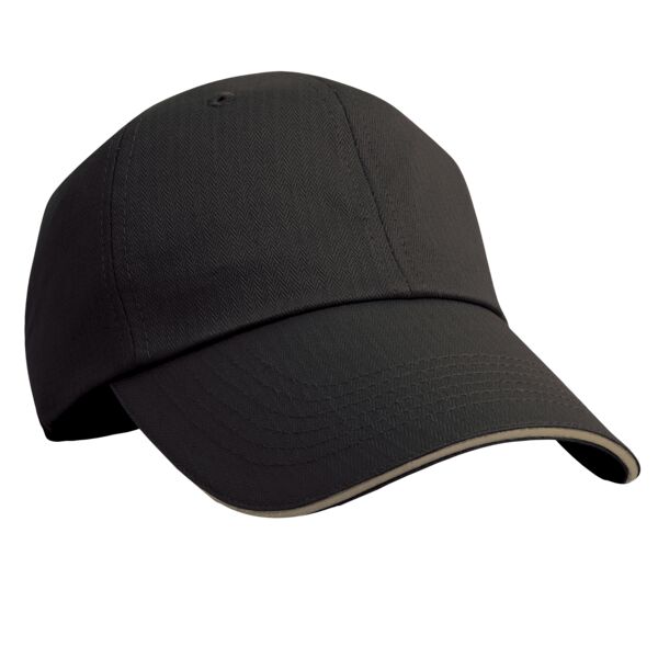 Herringbone cap with sandwich peak Thumbnail